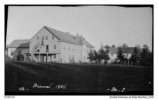 Beauval Residential School and nearby buildings